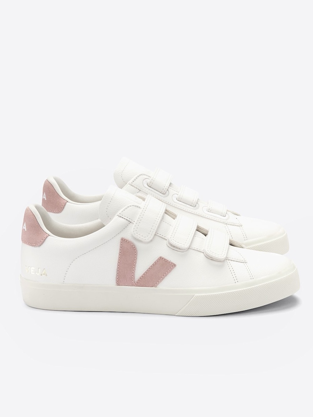 NWT VEJA RECIFE LEATHER WHITE BABE SNEAKERS - Picture 2 of 6